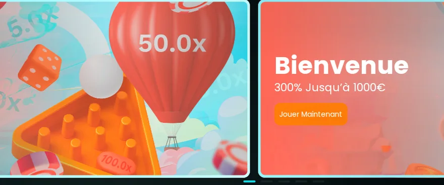 HugoBets — 300% jusqu'à 1 000 € + 150 tours gratuits
